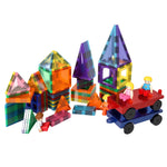 100pcs Magnetic Tiles Building Blocks Kids Educational Construction Toys | Multi Colour