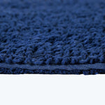 Luxury Reversible Cotton Bath Mat | 80cm | Navy Blue