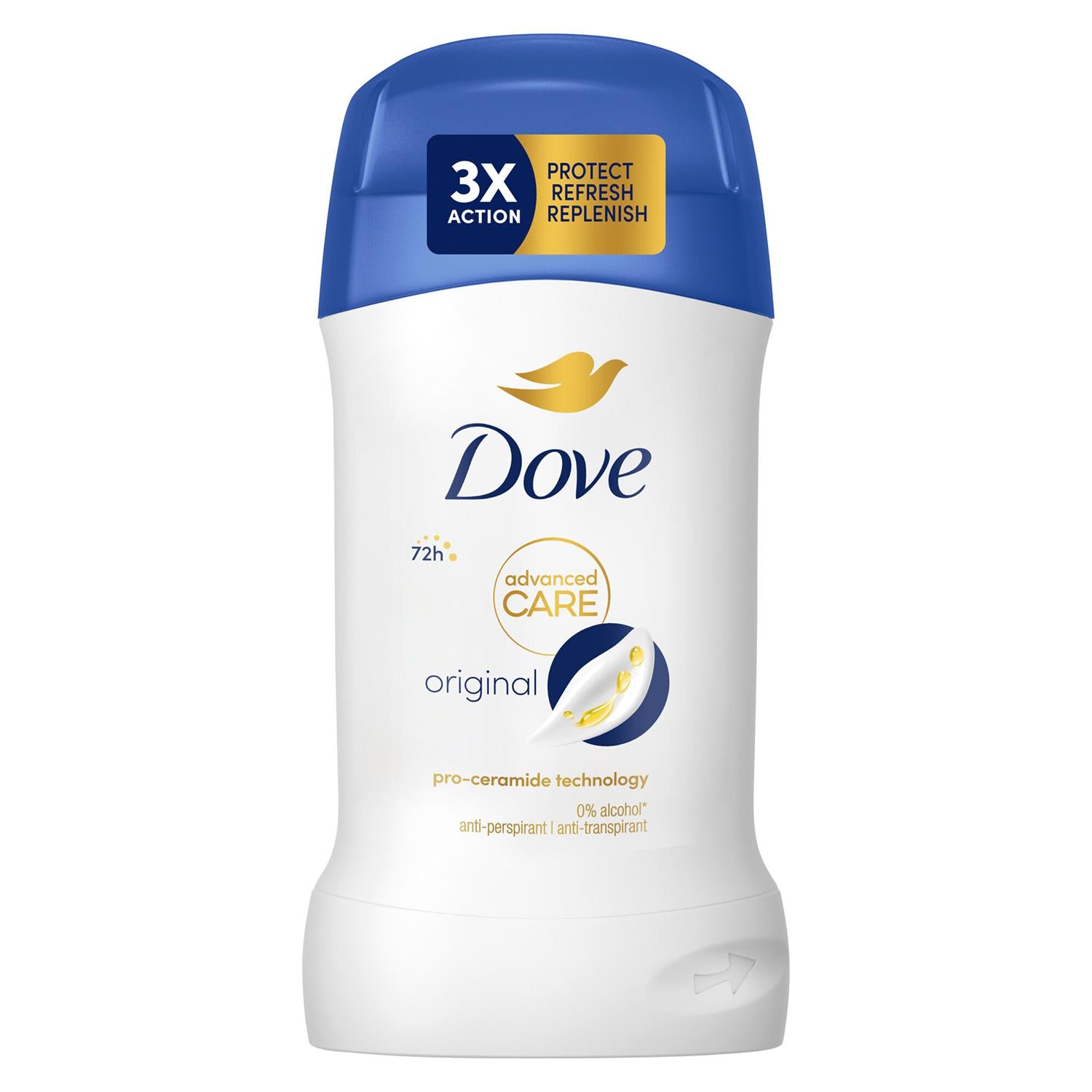 Women Original Anti-perspirant Deo Stick W/ 72h Sweat Protection 50ml, 6 Pk