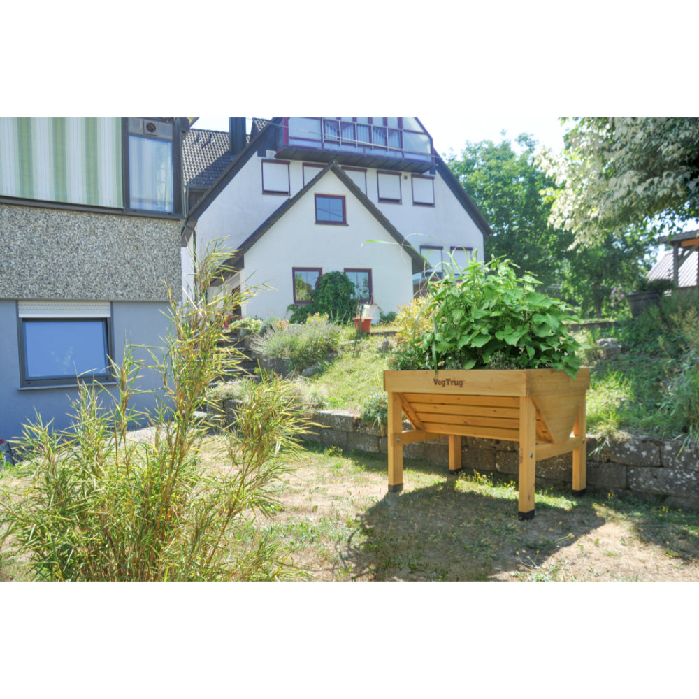 Raised Wooden Planter - Small Classic | Grey