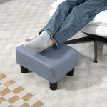 Ottoman Footrest Seat Chair Footstool Microfiber Cloth