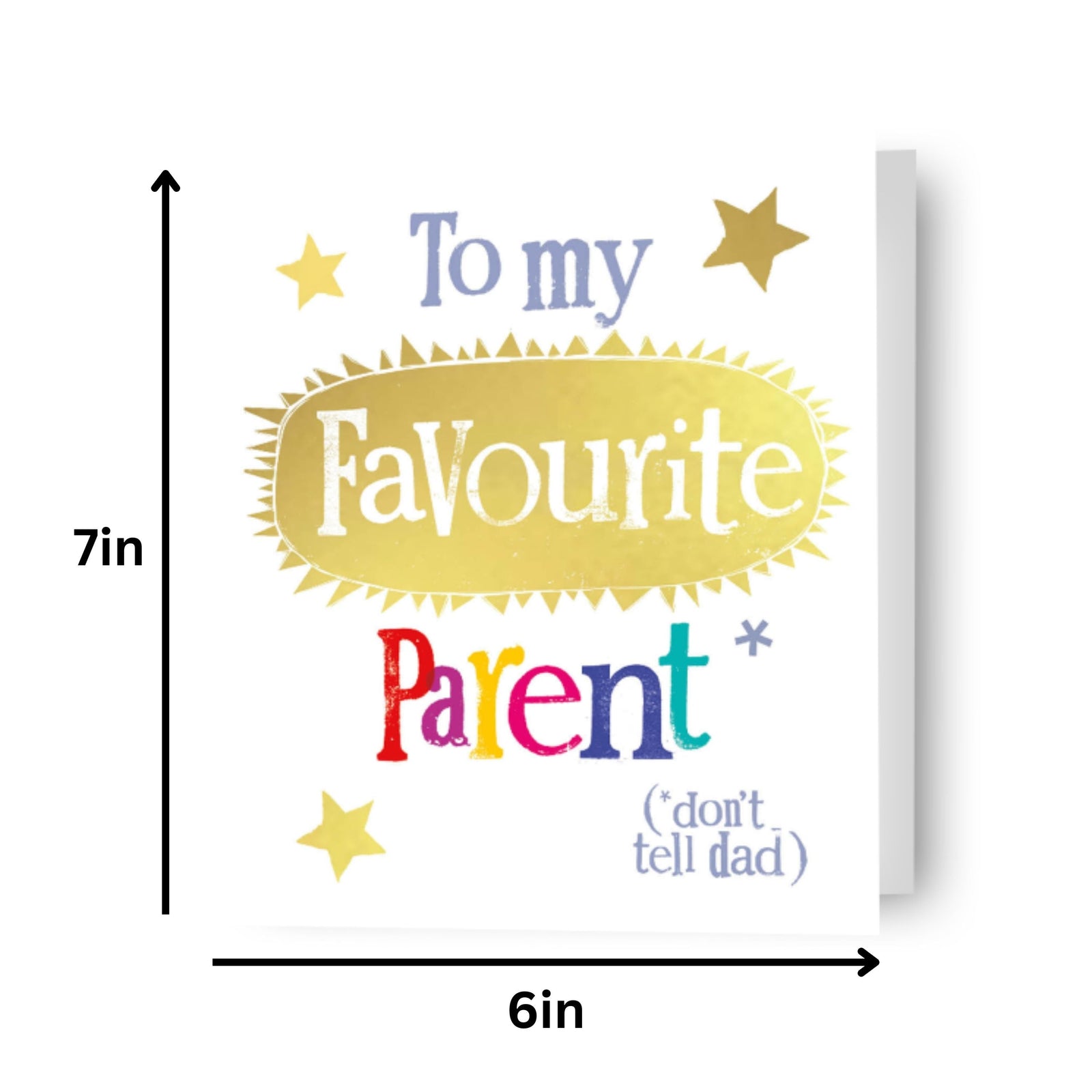 To My Favourite Parent' Mother's Day Card Official Product