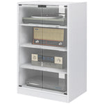 4-tier Hi-fi Stand With Adjustable Shelves | White