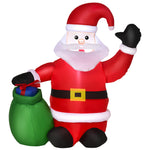 4ft Inflatable Christmas Santa Claus Led Lighted Yard