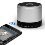 Mini Bluetooth Speaker With Led, Mp3, Fm Radio & Micro Sd Slot | Silver Grey