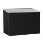 8.5x4ft Garden Metal Storage Shed With Lockable Sliding Doors