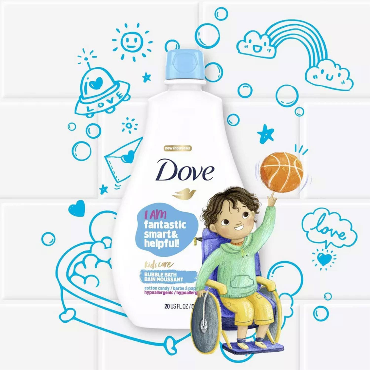 Care Hypoallergenic Awesome Bubble Bath, Cotton Candy, 591ml, 3pk