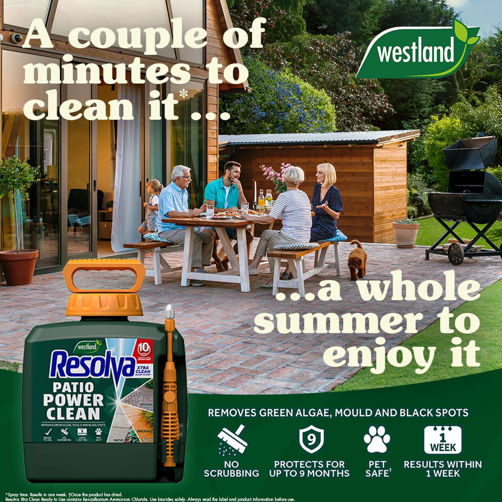 Extra Clean Patio Power Clean With Long Lasting Protection | 0.75L