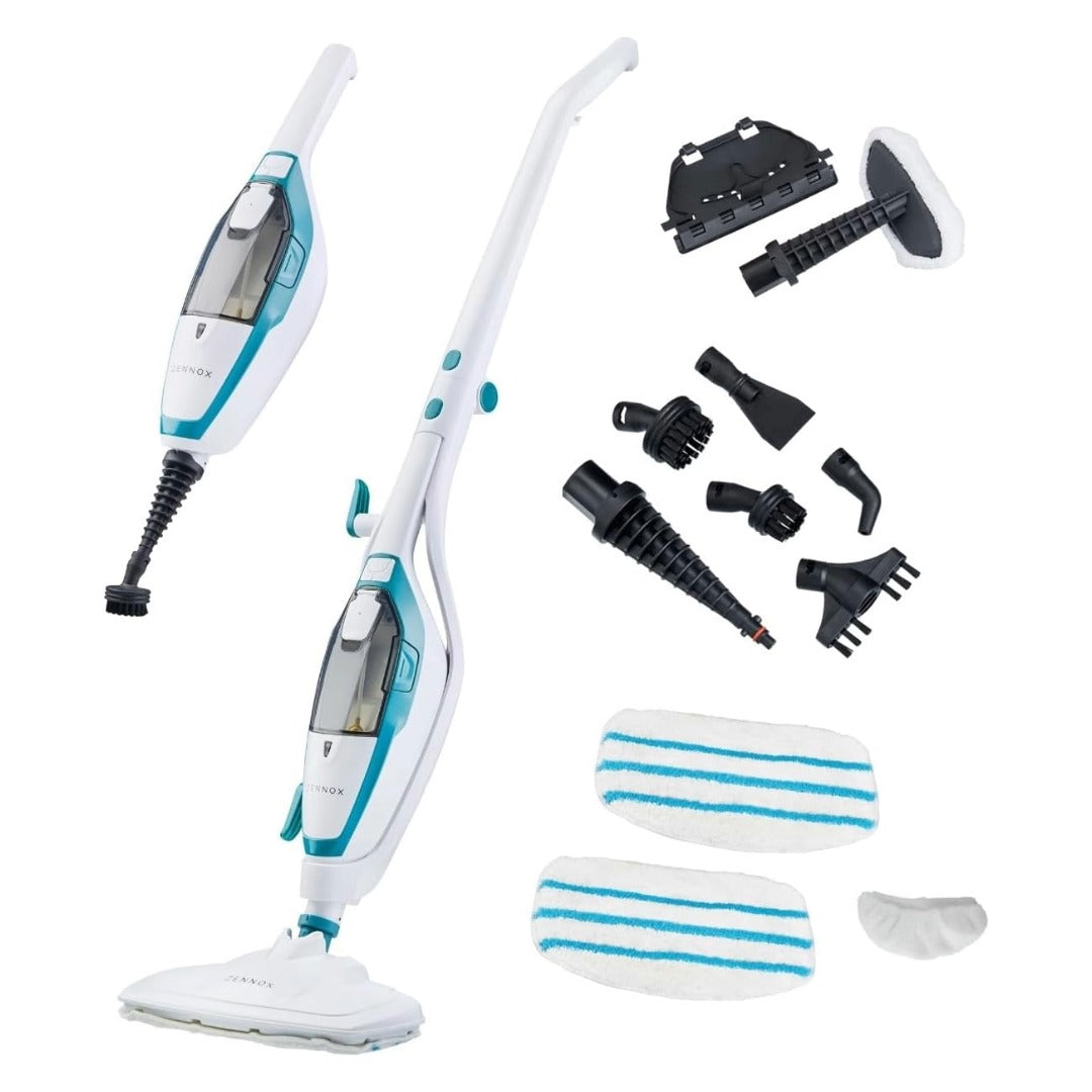 Multifunctional Steam Mop With Cleaning Pads | 3 Cleaning Pads | White