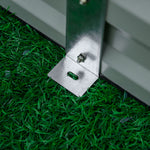 Steel Raised Garden Bed Planter Open Bottom | Gray