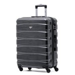 25" Medium Suitcase Check-in Hold Luggage Hard Shell 4 Wheels Tsa Lock | Medium | Dark Grey