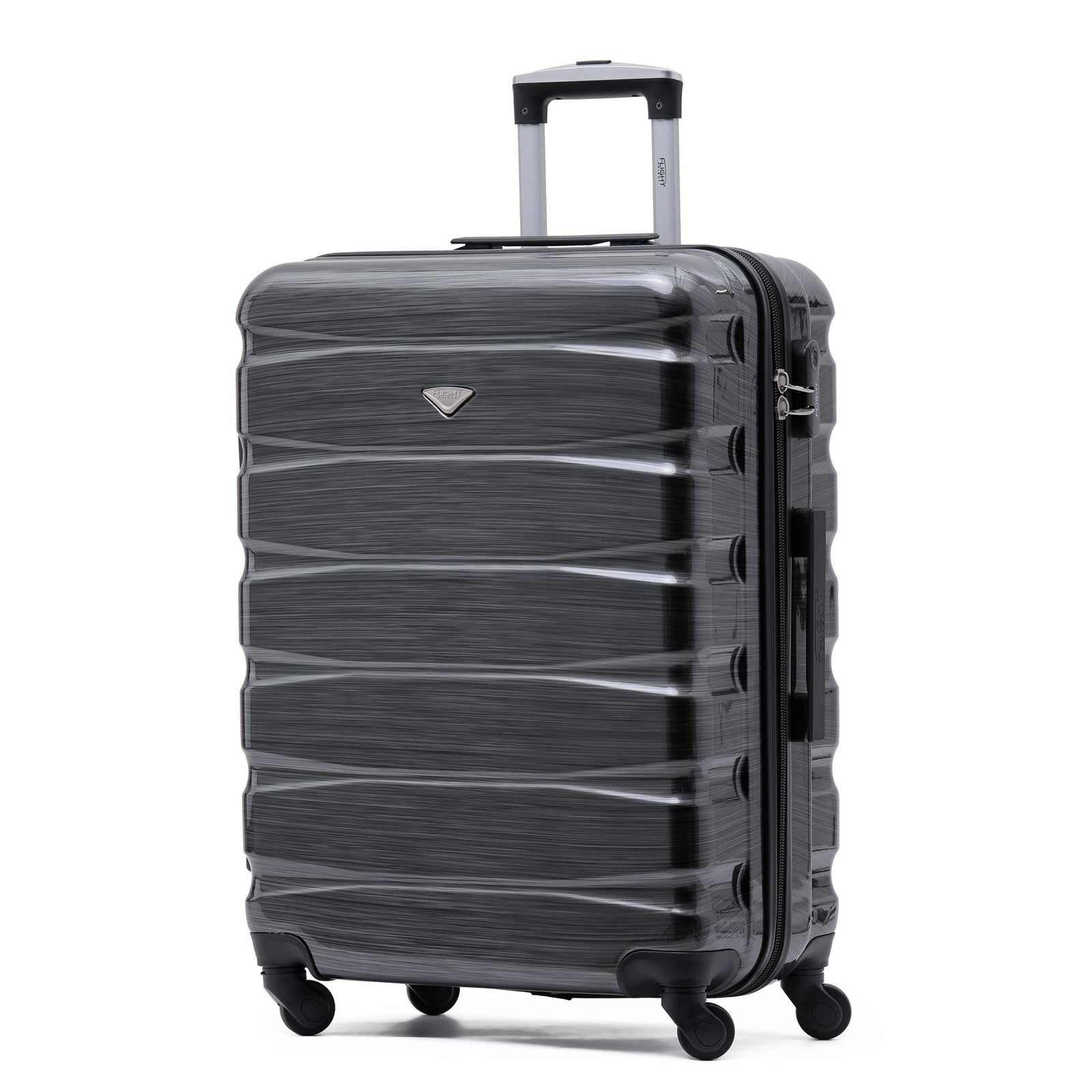 25" Medium Suitcase Check-in Hold Luggage Hard Shell 4 Wheels Tsa Lock | Medium | Dark Grey