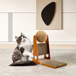L-shaped Cat Scratcher With Cat Scratching Ball | Small