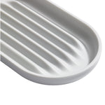 Recycled Soap Dish - Designed to help dry soap quickly - Easy to clean - Made in the UK | Stone