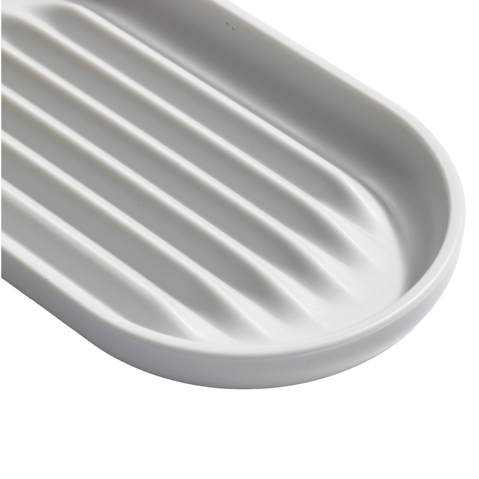 Recycled Soap Dish - Designed to help dry soap quickly - Easy to clean - Made in the UK | Stone