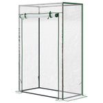 100x50x150cm Greenhouse Pvc Cover W/ Roll-up Door