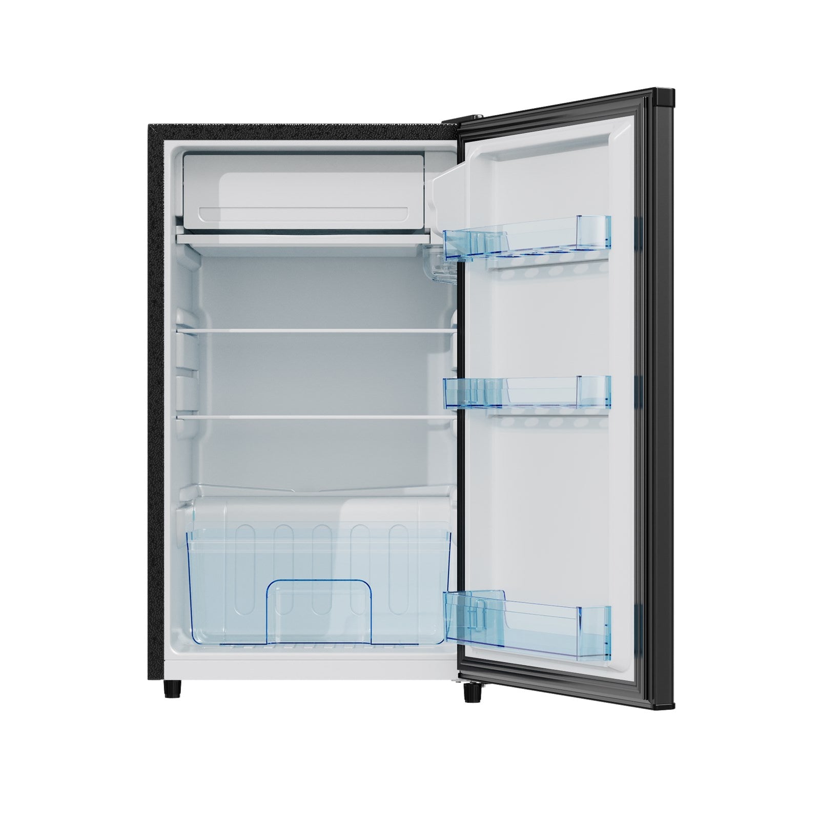 Single Door Fridge With 9l Freezer Compartment | 106l | Black