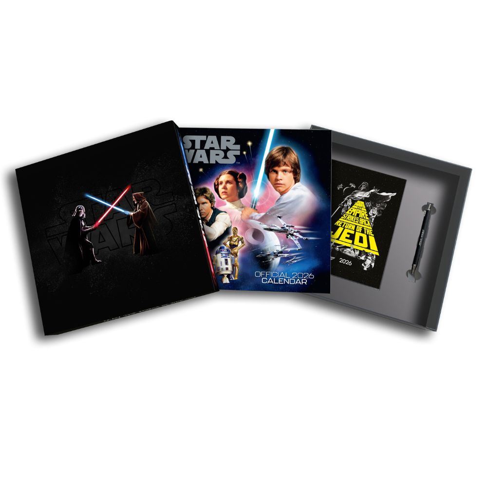 Star Wars Classic 2026 Calendar And Diary Gift Box Set Official Product