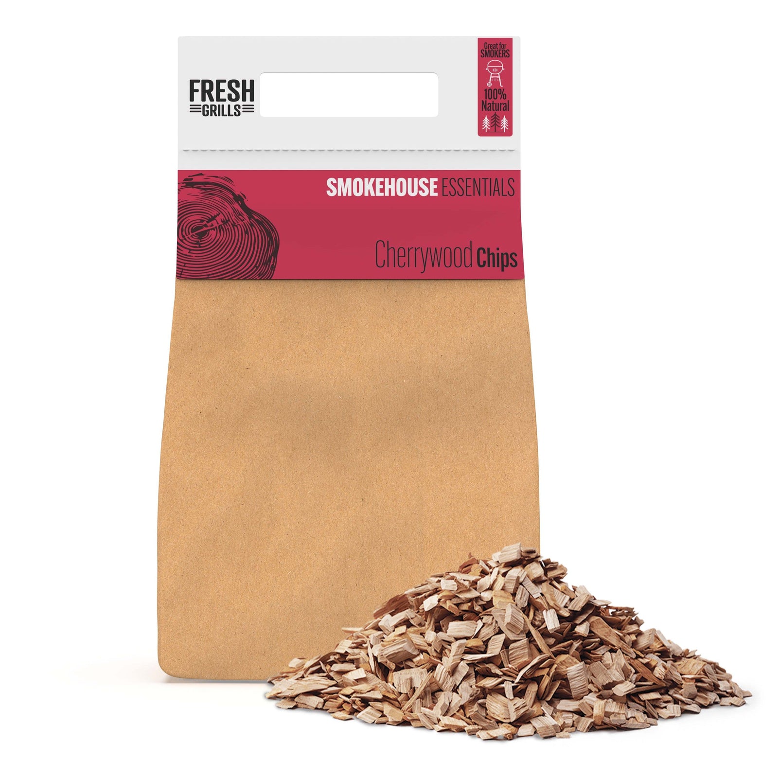 Portable Bbq With Cherrywood Wood Chips