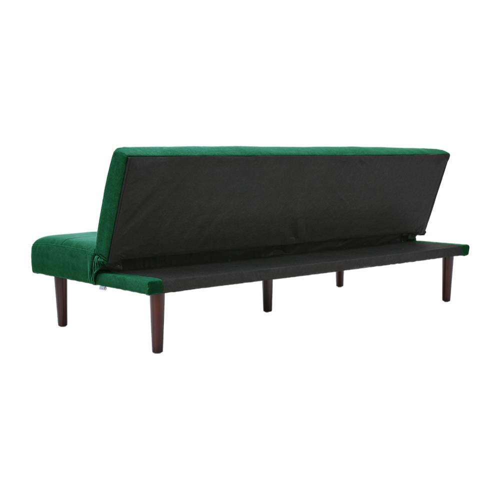 Contemporary Convertible Sofa Bed | Dark Green