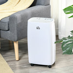 12l Per Day 2500ml Dehumidifier With 24h Timer And 2 Speed