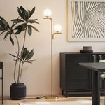 Floor Lamp With 3 Colour Temperatures, Modern Standing Lamp | Gold