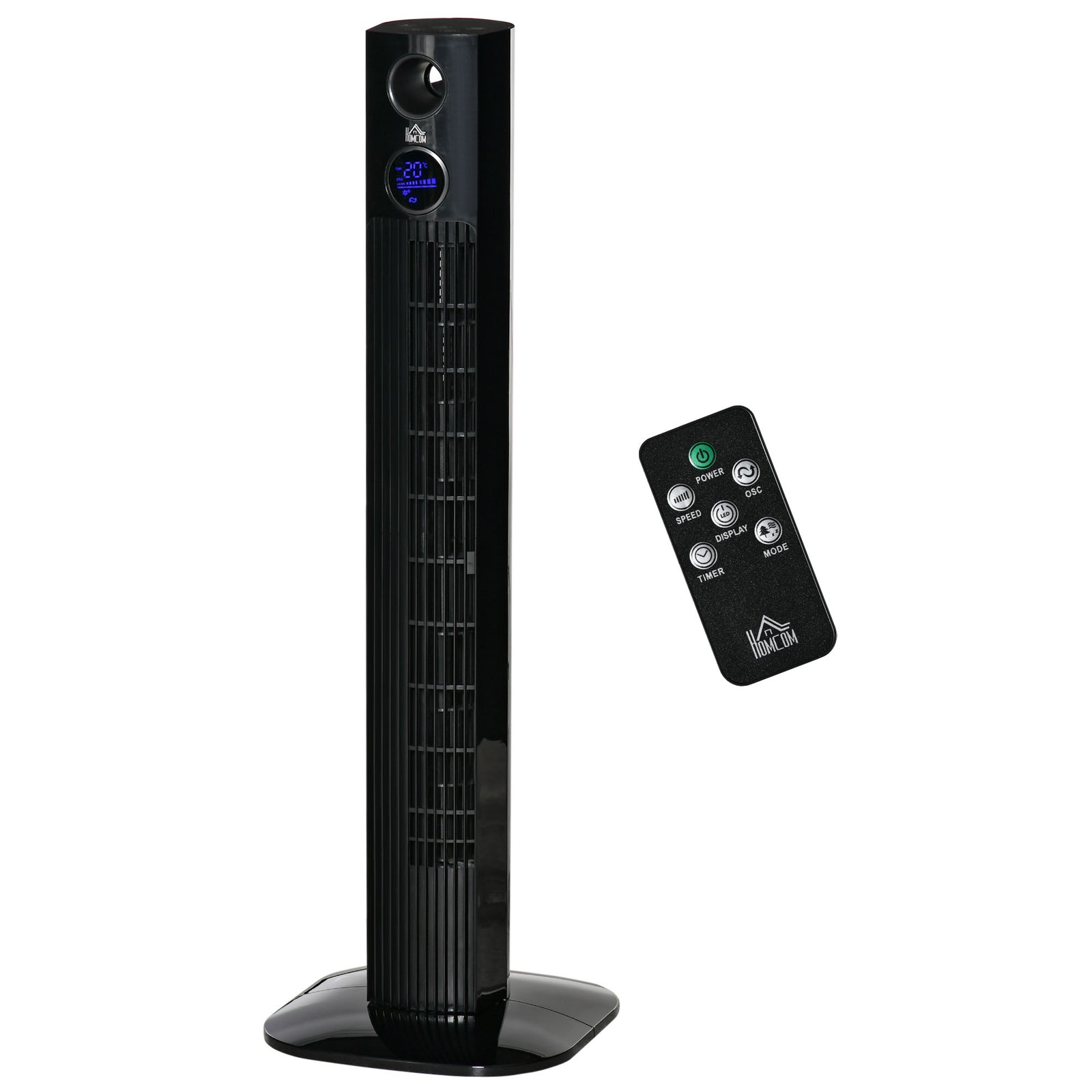 HOMCOM Aroma Tower Fan Cooling For Bedroom W/ Oscillating