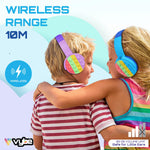 Push-pop Fidget Tool Aux Cable Wireless Kids Headset | Blue