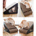Triangle Cat Scratching Post With Bell Ball