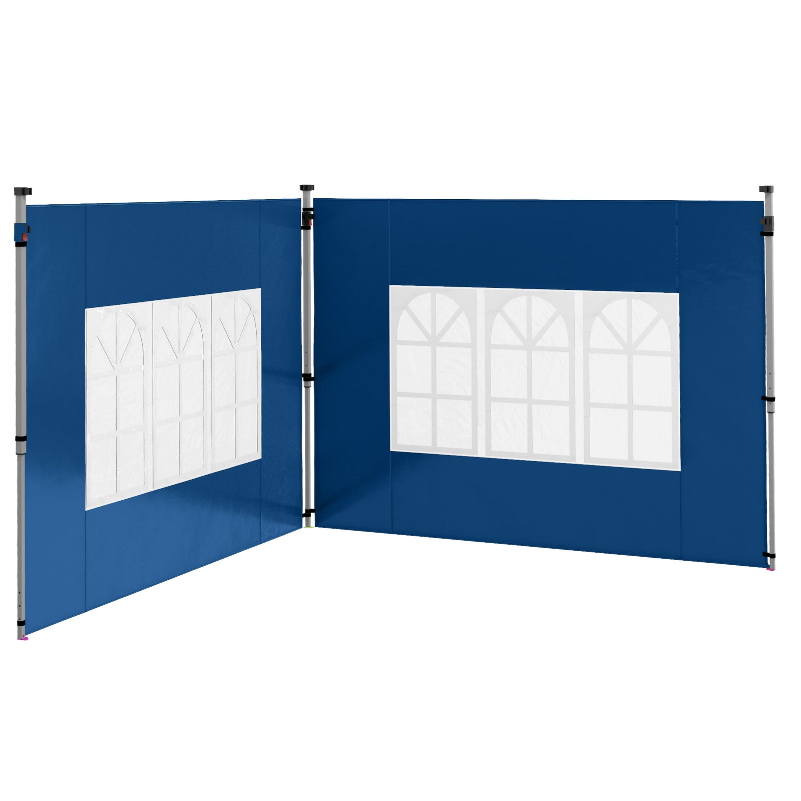 Gazebo Side Panels For 3x3(m) Or 3x4m Pop Up Gazebo, 2 Pack