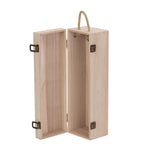 35cm Single Bottle Wooden Box