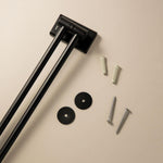 Double Towel Rail Swivel, Easy To Install, Chrome Silver, Next Collection