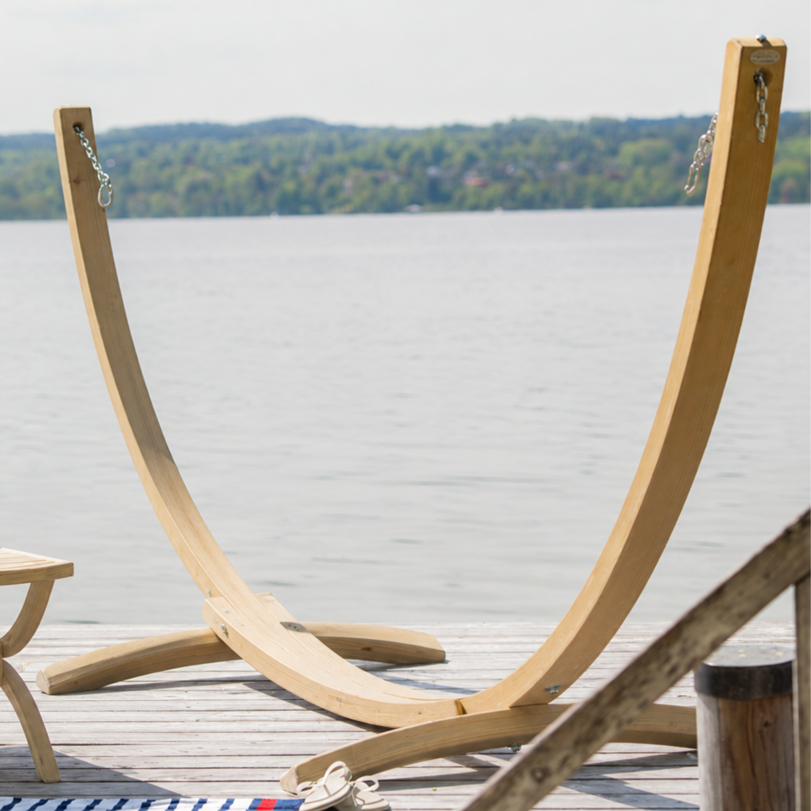 Olymp Large Outdoor Wooden Hammock Stand (L)