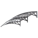 Door Canopy, Outdoor Rain Shelter, 196 X 75cm | White