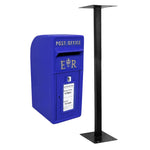 Post Box With Stand | Blue