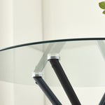Stylish New York Dining Table Set With 4 Amelia Velvet Chairs | Green