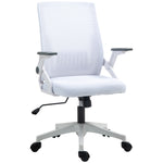 Mesh Office Chair Flip-up Arm Grey | White