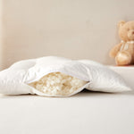 Premium Wool Kids Pillow With Quilted Case, 40 X 60 Cm