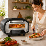 HOMCOM Pizza Oven Indoor, 12 Inch Electric Countertop Pizza Maker, 2200w