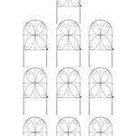 Breeins 10pcs Decorative Garden Border Fence Panels