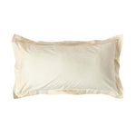 Egyptian Cotton Oxford Pillowcase 200 Tc | 48cm x 91cm | Cream