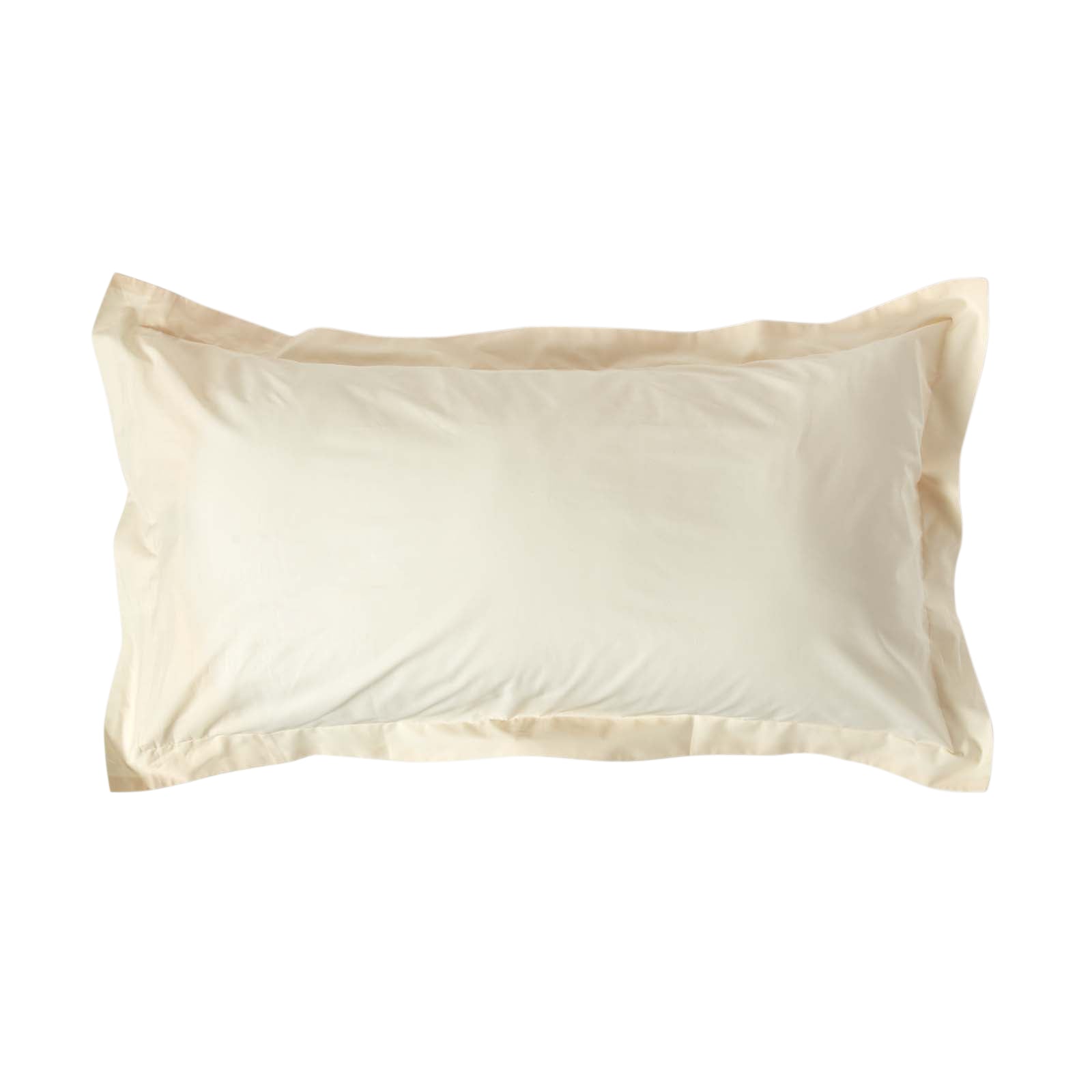 Egyptian Cotton Oxford Pillowcase 200 Tc | 48cm x 91cm | Cream