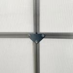 Polycarbonate Walk-in Garden Greenhouse W/ Sliding Door