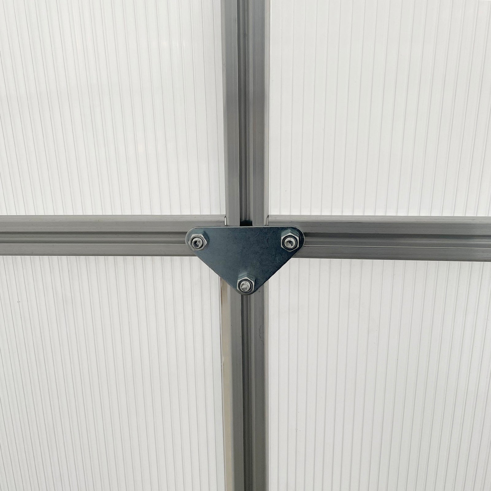 Polycarbonate Walk-in Garden Greenhouse W/ Sliding Door