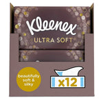 Facial Tissues Ultra Soft Mega Pack Luxury And Silky Tissues, 12 Pack