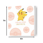 Pikachu Mother's Day Card Official Product