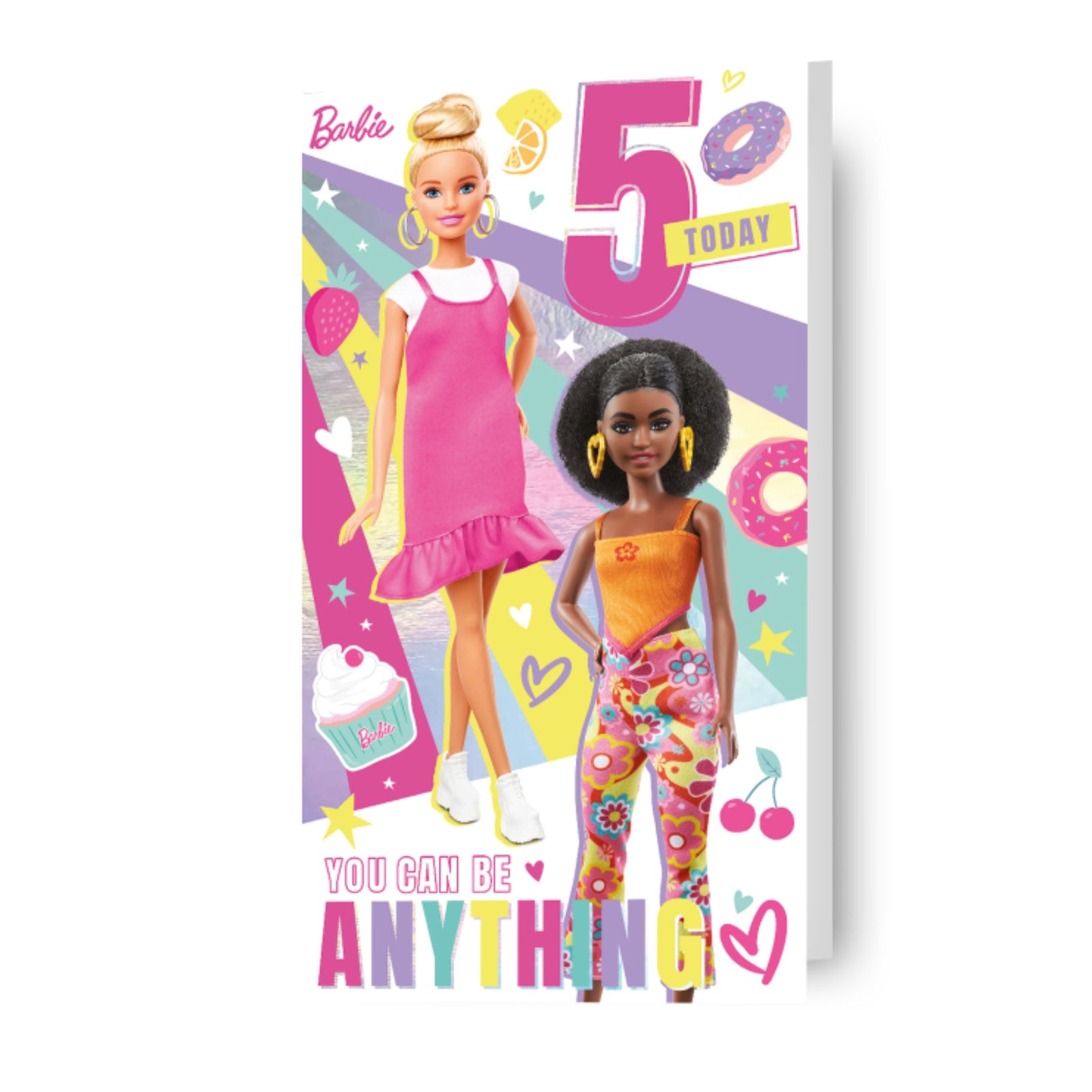 Barbie Age 5 Birthday Card Official Product