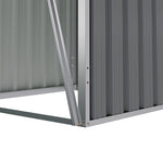 Metal Outdoor Garbage Bin Shed For 1 Trash Bin