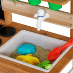 HYGRAD BUILT TO SURVIVE Wooden Kids Outdoor Mud Kitchen Playset With Sink – Pretend Cooking Garden Toy