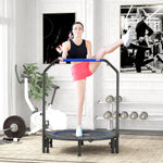 45 Foldable Mini Trampoline Fitness Trampoline Rebounder | Blue